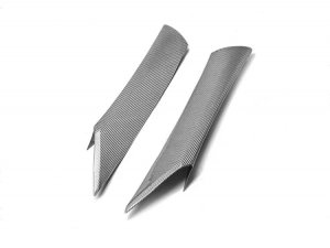 Alfa Romeo Giulia Interior A-Pillar Trim Set - Carbon Fiber - White Candy